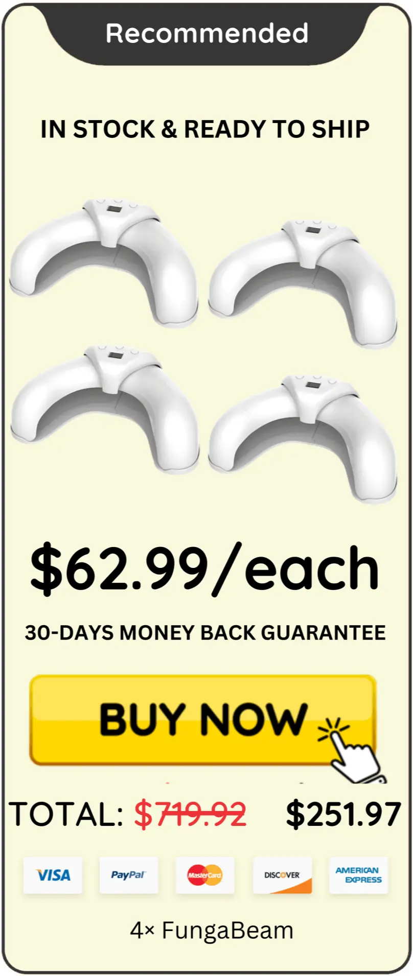 Fungabeam package price 